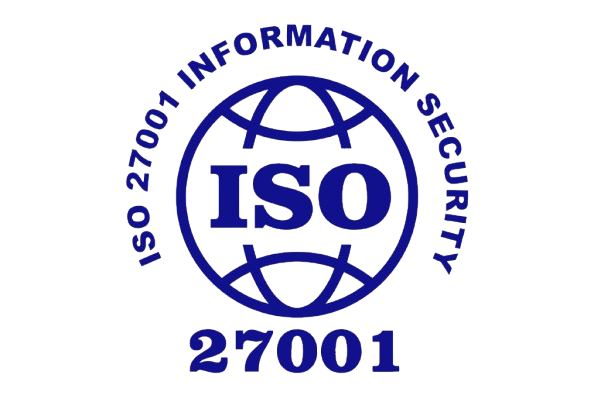 ISO 27001:2022 certification logo – Information Security Management